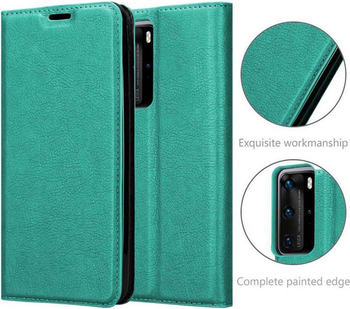 Actual product image Cadorabo Book Invisible Magnet Cover (Huawei P40 Pro+)