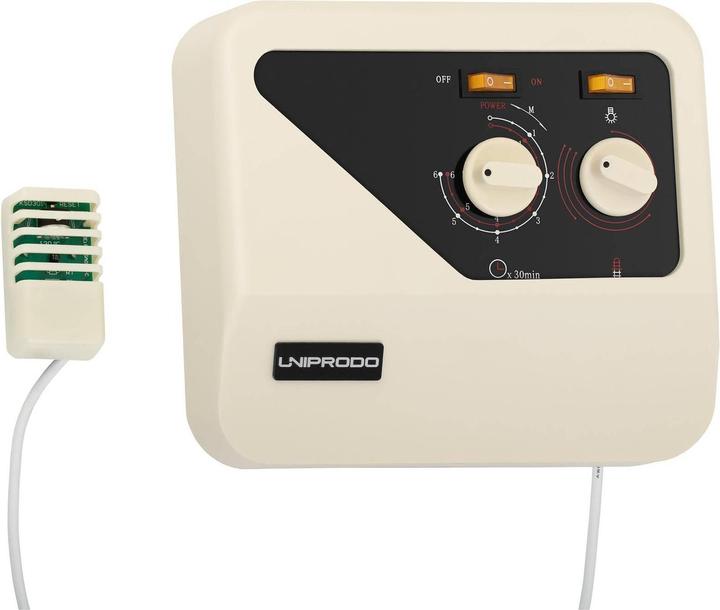 Produktbild Uniprodo Saunasteuergerät Saunasteuerung Sauna Controller Sauna Steuergerät 400V 3N