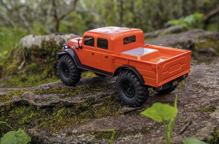 Actual product image Axial Scale Crawler SCX24 Dodge Power Wagon Orange, 1:24, RTR (RTR Ready-to-Run)