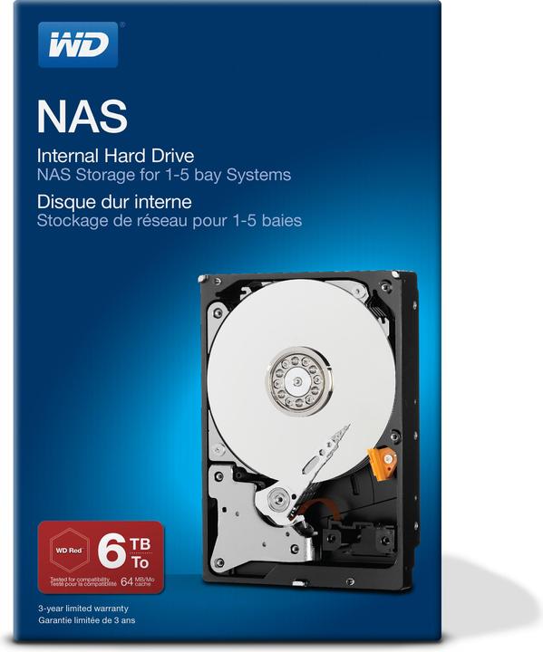 Produktbild WD Red Retail (6 TB, 3.5", SMR)