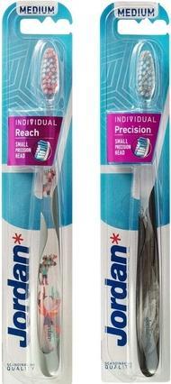 Produktbild Jordan Individual Reach Toothbrush Average 2Pcs. (2 x)