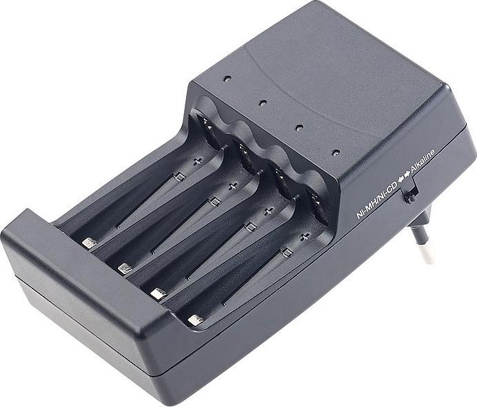 Produktbild Revolt 2in1-Ladegerät für NiMH-/NiCd-Akkus & Alkaline-Batterien (1 Stk., Ladegerät inkl. Akku)