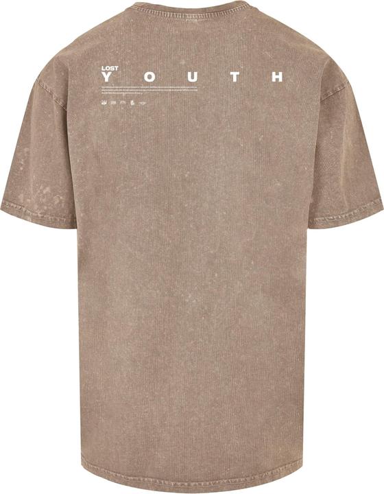 Actual product image Lost Youth LY ACID WASHED TEE DOVE - 105673 (M, L)