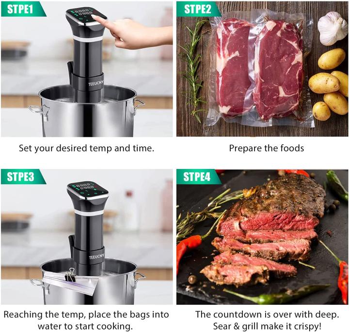 Image du produit Teeucny Stick Sous-vide 1100W