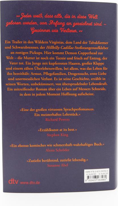 Produktbild Demon Copperhead (Deutsch, Barbara Kingsolver, Dirk van Gunsteren, 2024)