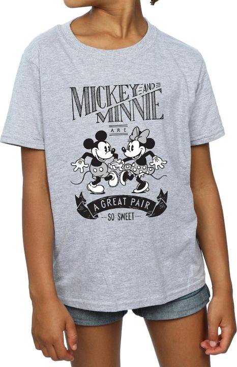 Immagine prodotto Disney Mickey And Minnie Mouse Great Pair Maglietta Ragazze (140, 146)