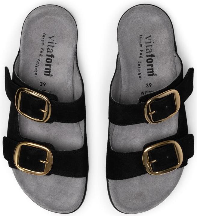 Actual product image Vitaform Pantolette Veloursleder Soft (41)