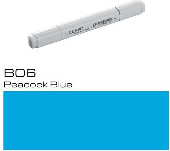 Actual product image Copic Graphic marker Classic type B - 06 (B06 - Peacock Blue, 1 x)
