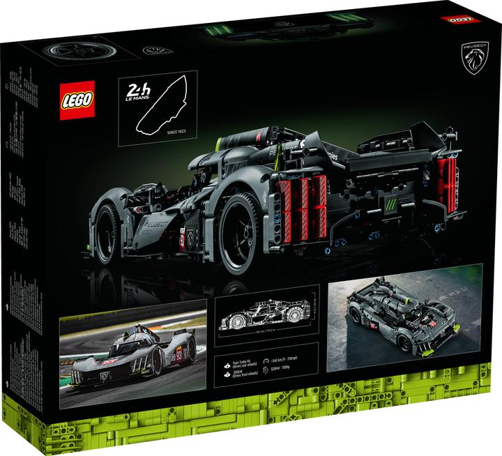 Image du produit LEGO Peugeot 9X8 24H Le Mans Hybrid Hypercar (42156, LEGO Technic)
