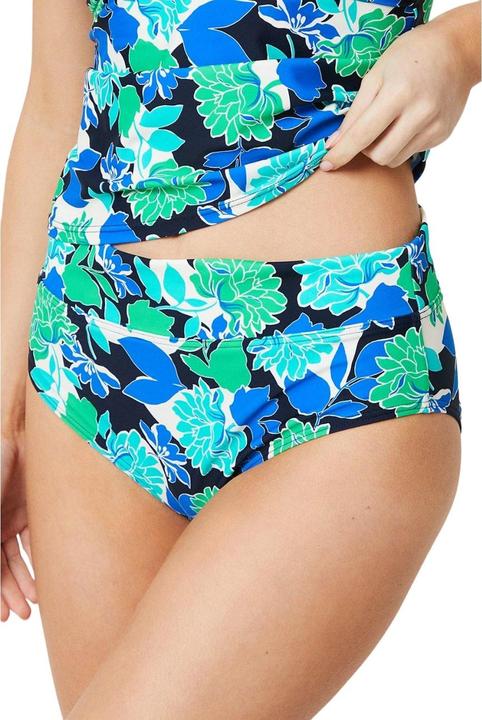 Actual product image Gorgeous Womens/Ladies Bold Blooms Tummy Control Tankini Set (40 D)