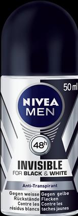 Productafbeelding NIVEA MEN Onzichtbaar voor zwart-wit (Rol op, 50 ml)