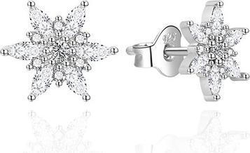 Image du produit Agato - Charming silver earrings Snowflakes AGT-E005PW