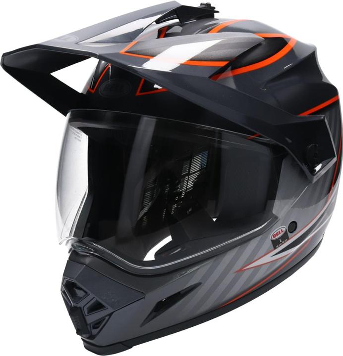 Bell MX-9 ADVENTURE DALTON MIPS MX-Helm glanz schwarz-orange S (S)