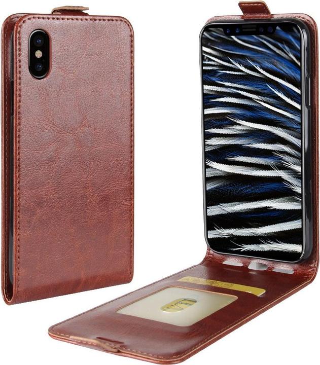 Actual product image Cover-Discount Leather Flip Case with photo compartment vertical (Apple iPhone X, Apple iPhone XS)
