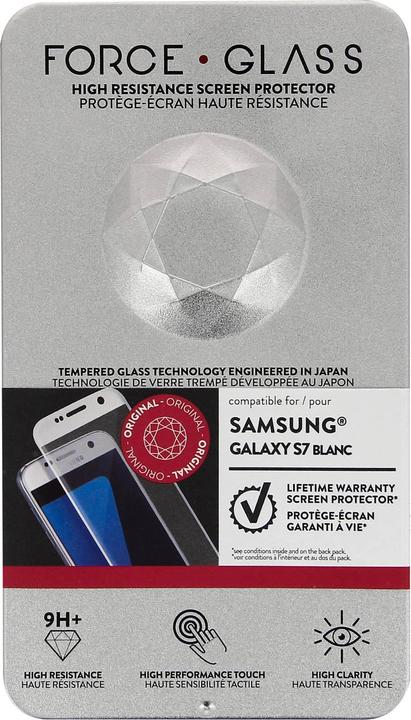 Image du produit Bigben Connected Film de protection en verre trempé avec protection contre les éclats (1 pièce(s), Samsung Galaxy S7)