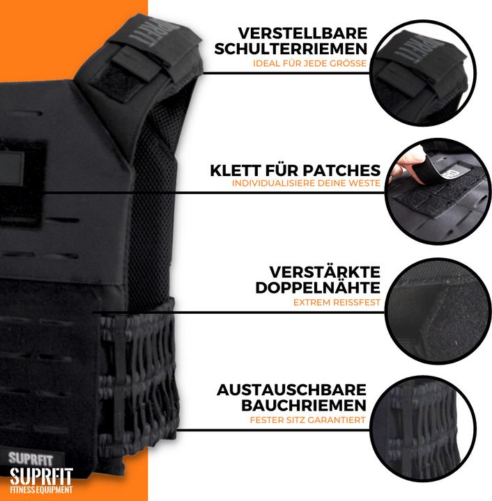 Actual product image Suprfit Sigurd 3D Weight Vest (2 x 2.6 kg)
