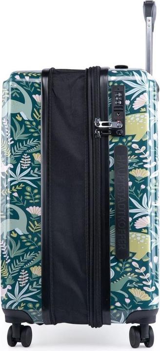 Immagine prodotto Hauptstadtkoffer Centro - Valigia per bambini a guscio rigido, Dinos Floral (55 l, Bagaglio a mano (fino a 50 litri))