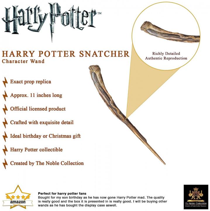 Image du produit Noble Collection Harry Potter Baguette magique Harry Potter Baguette magique brisée