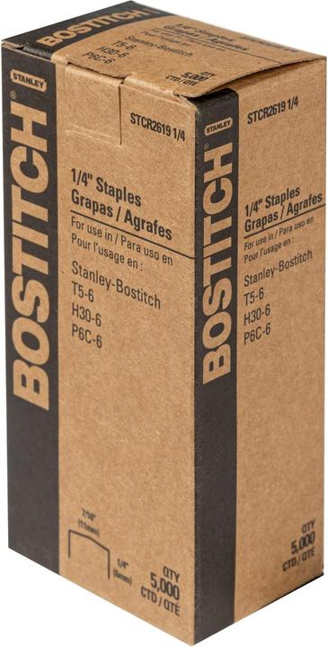 Actual product image Bostitch Staple 6 mm STCR26191/4 5000 pieces (5000 x)