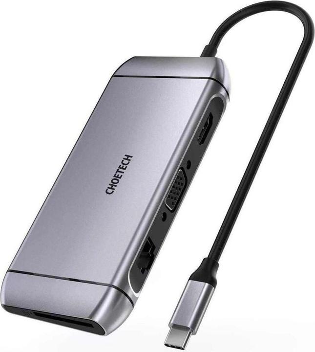 Produktbild Choetech HUB-M15 (USB-C, 9 Ports)