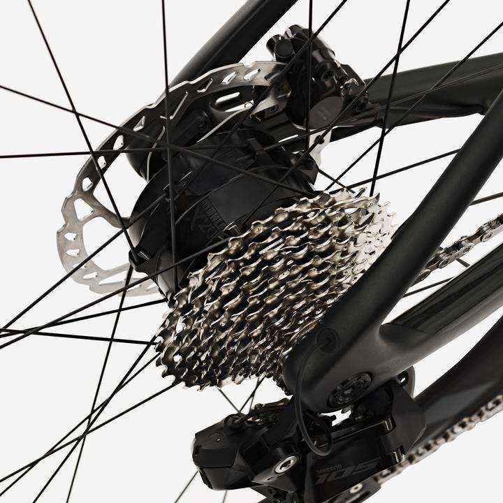 Actual product image Van rysel E-road bike Carbon E-EDR CF Mahle X20 Shimano 105 Di2 green