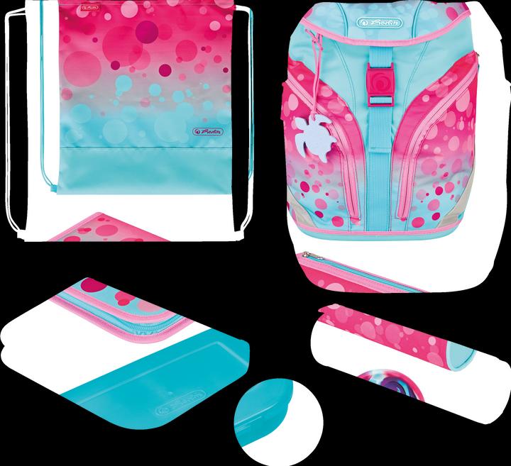 Image du produit Herlitz Écoles primaires r. SoftLight Plus GREENline Pink Bubbles (16 l)