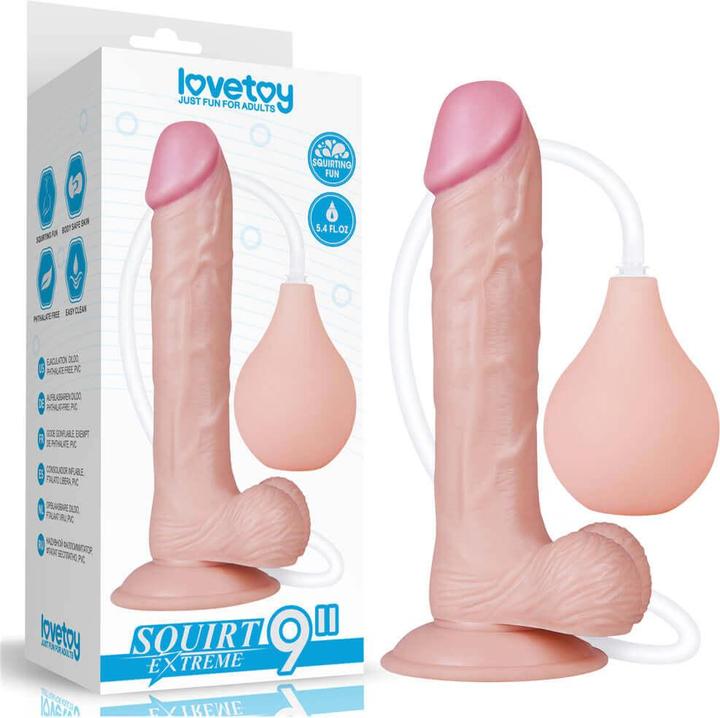 Actual product image Lovetoy Love Toy - Squirt Extreme Dildo 23 cm