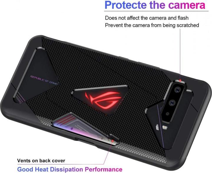 Produktbild Screenguard Asus ROG Phone 3 Stealth Hülle TPU Case (Asus ROG Phone)