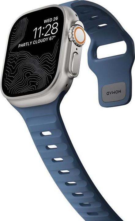 Actual product image Nomad Sports harness M/L AW 49/45/44/42mm Navy blue (Silicone)