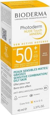Produktbild Bioderma Photoderm Nude Touch Mineral SPF50+ Bronzing Nude Effect 40ml (Sonnencreme Gesicht, SPF 50, 40 ml, 40 g)