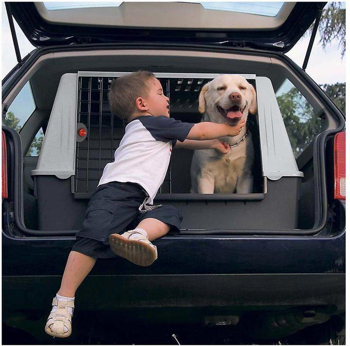 Immagine prodotto Ferplast Casella di trasporto auto Atlas (Cane, Gatto, Chiudibile a chiave, Traspirante)