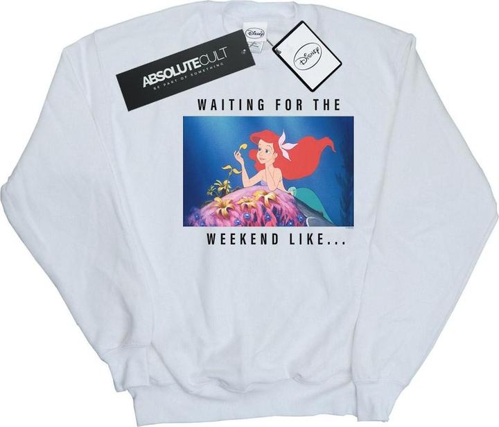 Actual product image Disney Princess Mens Ariel Waiting For The Weekend Sweatshirt (M)