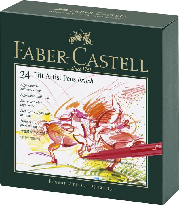 Produktbild Faber-Castell PITT Artist Pen Brush (Mehrfarbig, 24 x)