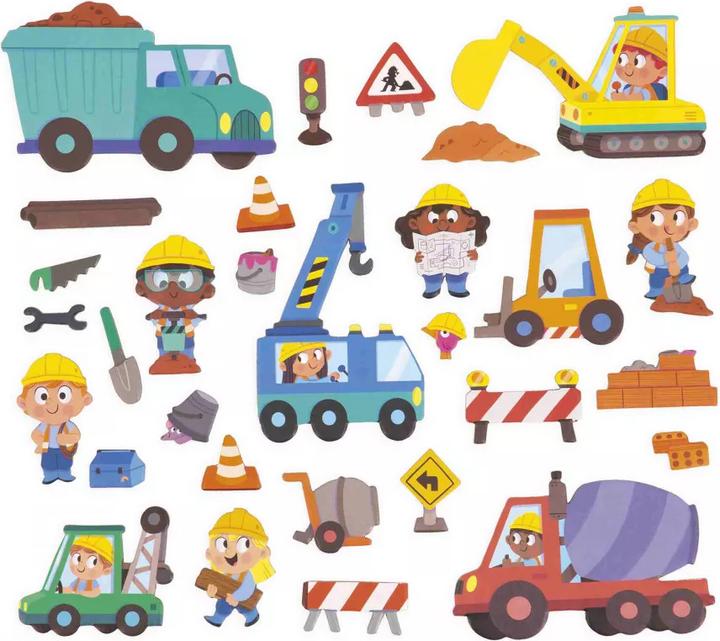 Image du produit Janod Magnetistories Chantier (Allemand)