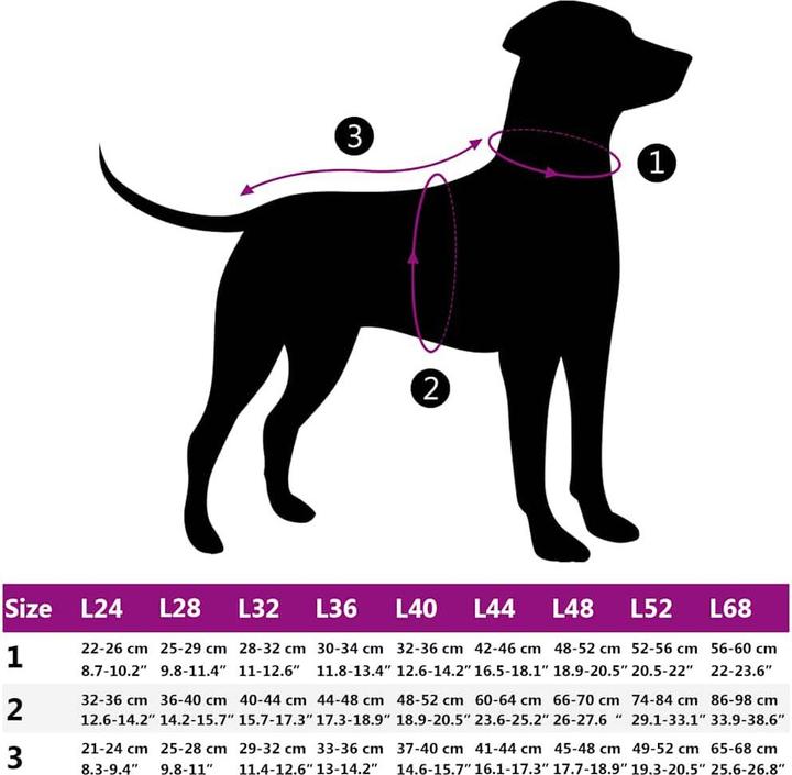Immagine prodotto VidaXL Cappotto per cani con pettorina Impermeabile Riflettente (32, Cappotto per cani)