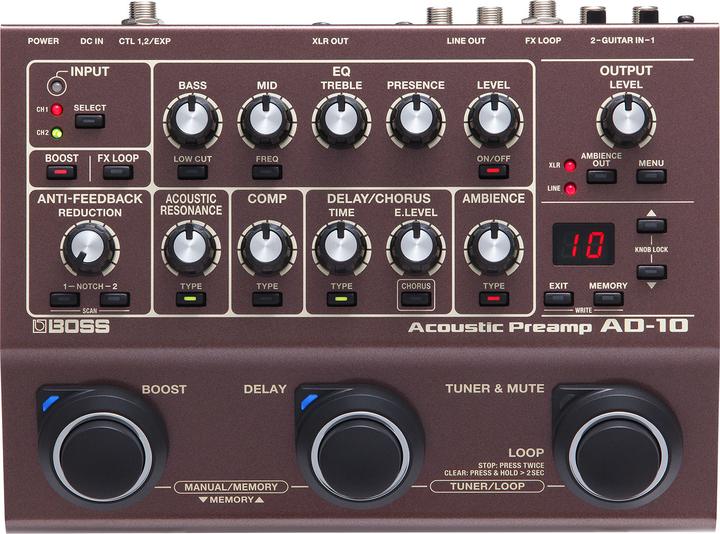 Roland Boss AD-10 Acoustic Preamp