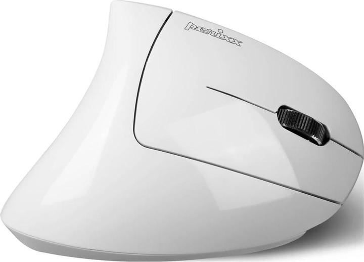 Productafbeelding Perixx PERIMICE-813 W Ergonomische muis Draadloos, Bluetooth® Wit (Draadloze)