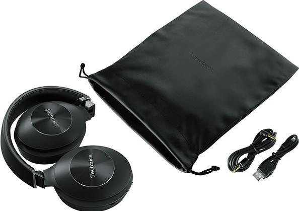 Produktbild Technics EAH-F50B Wireless Bluetooth High Resolution Audio Over-Ear Headphones with Mic/Remote Black EU (35 h, Kabellos)