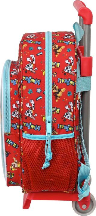 Produktbild Paw Patrol Schulrucksack mit Rädern The Funday Rot Hellblau (26 x 34 x 11 cm)