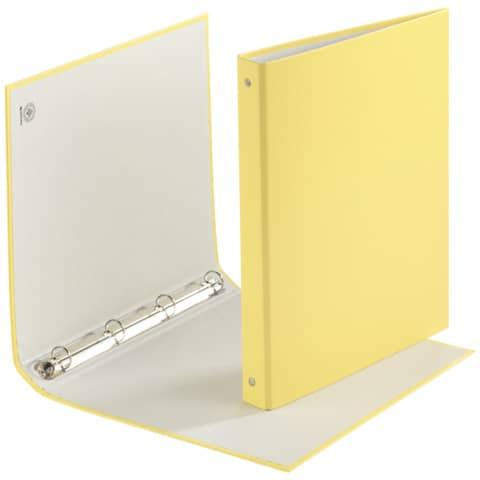 Actual product image Donau Ring binder 4 rings yellow 3,5 cm DIN A4 (A4)