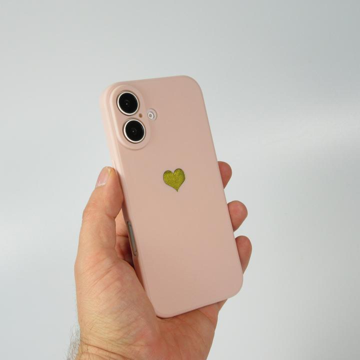 Immagine prodotto PhoneLook Cover Tappetino in silicone Cuore oro (Apple iPhone 16)