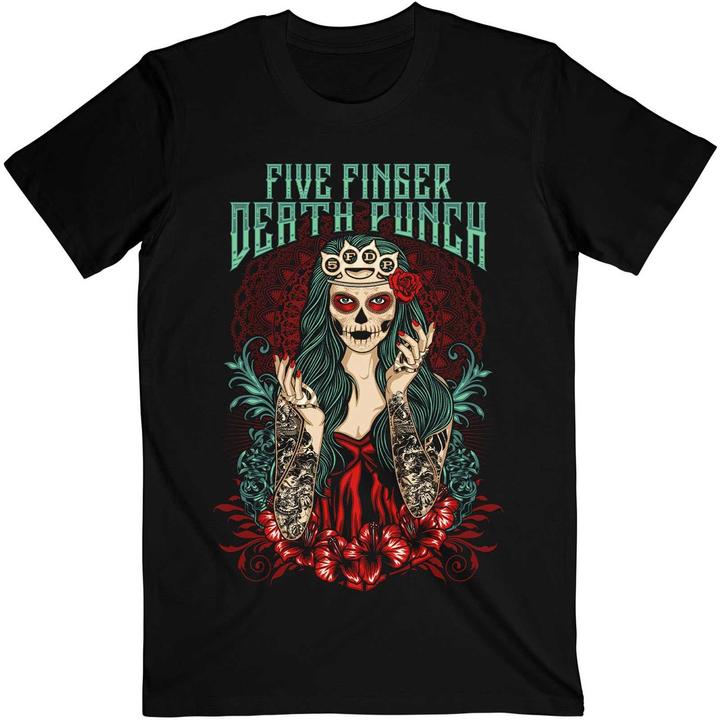 Five Finger Death Punch Lady Muerta TShirt