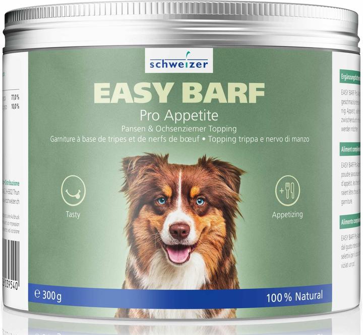 Actual product image Schweizer Food Supplement Easy Barf Pro Appetite Topping, 300g (Adult, 1 pcs., 360 g)