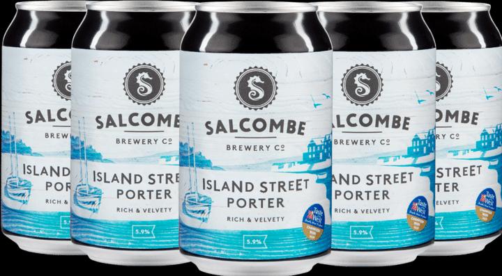 Immagine prodotto Salcombe Island STREET Porter Cassa di birra artigianale in lattina / (24 x 33 cl)