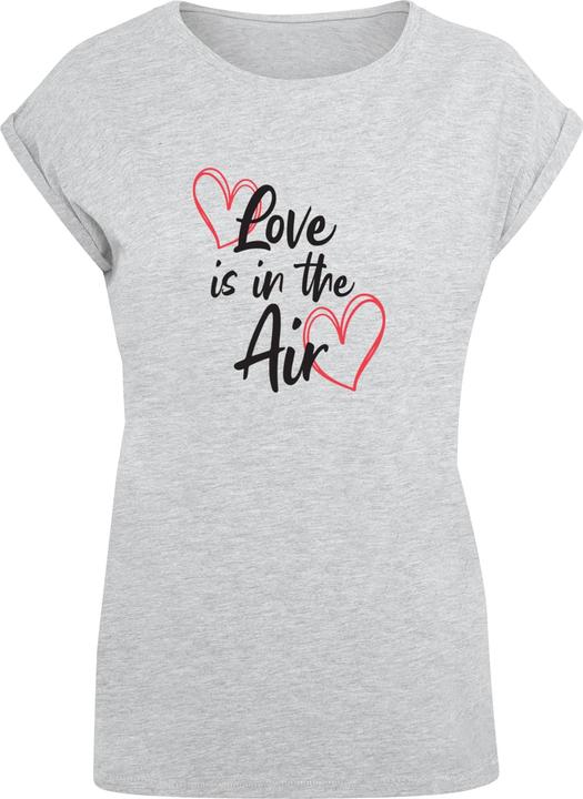 Produktbild Merchcode Ladies Valentines Day - Love is in the Air Extended Shoulder Tee - 117155 (XL)