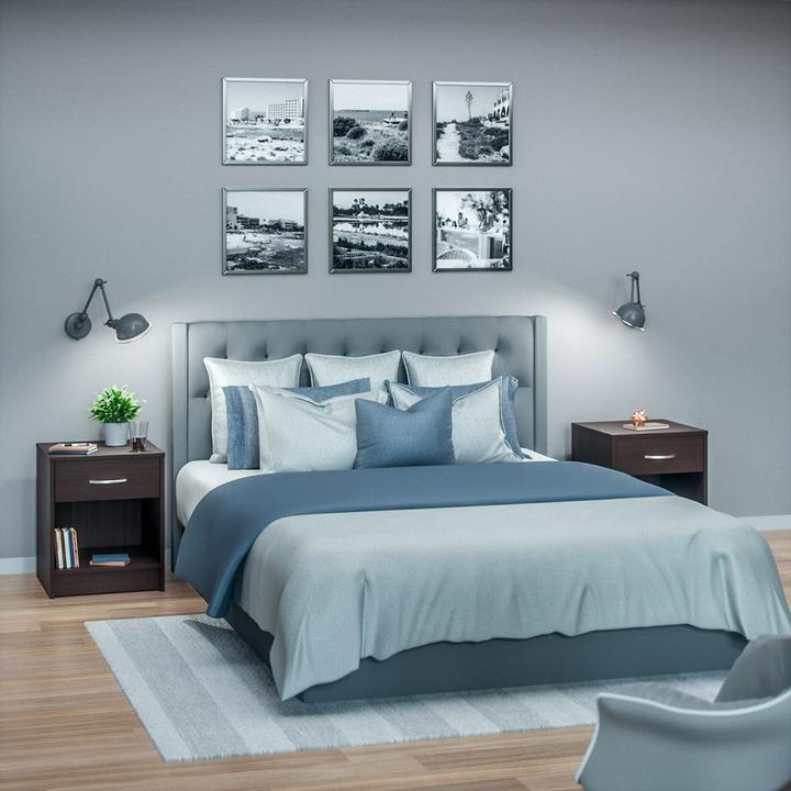Actual product image Casaria Nightstand (50 x 40 x 35 cm)