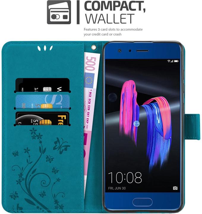 Produktbild Cadorabo Flower Book Cover (Honor 9)
