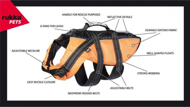 Produktbild Rukka Safety Life Vest (L, Hundeweste)