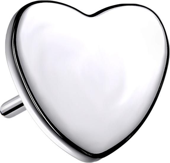 Immagine prodotto Star Piercing Cuore d'argento Threadless (senza ottone, Titanio G23)
