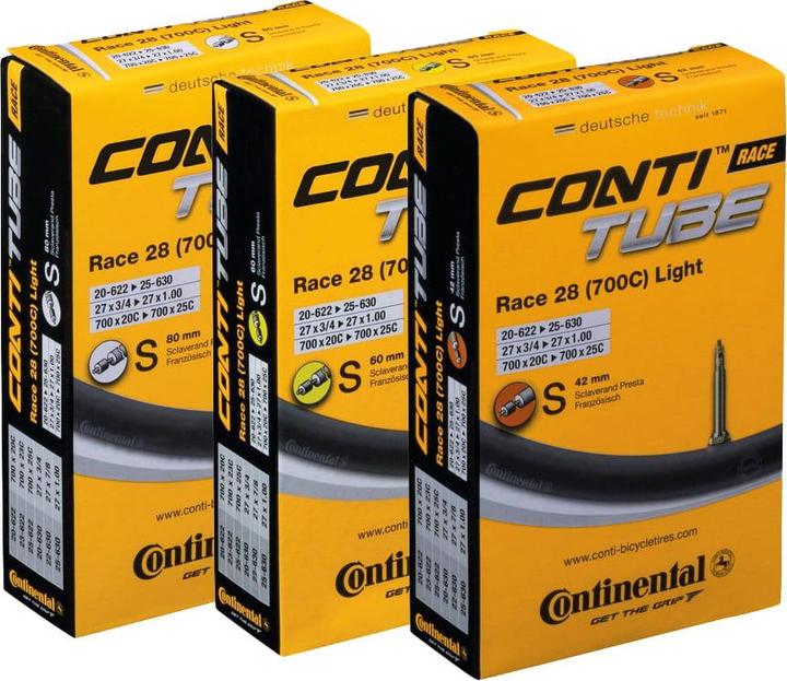 Produktbild Continental Race Light (Presta (SV), 28", 80 mm)